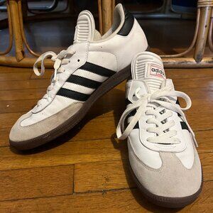 ADIDAS SAMBA CLASSIC SHOE White/Black men's size 11.5